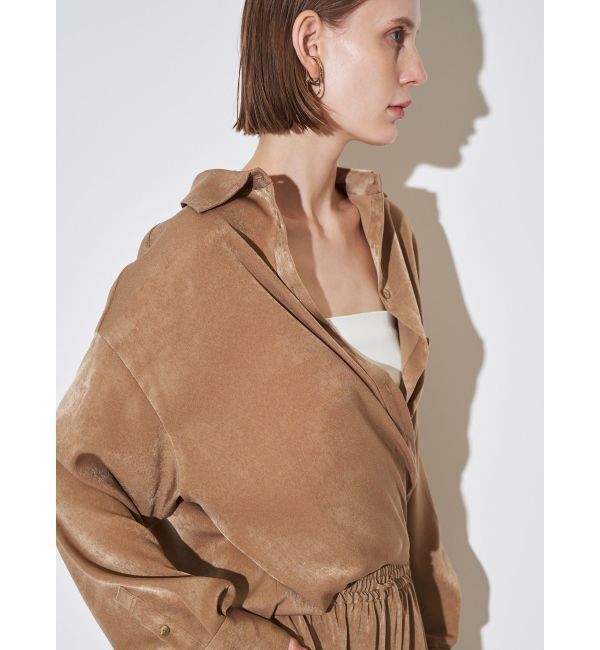 ELENDEEK「SATIN CACHECOEUR SH」|シャツ・ブラウス|