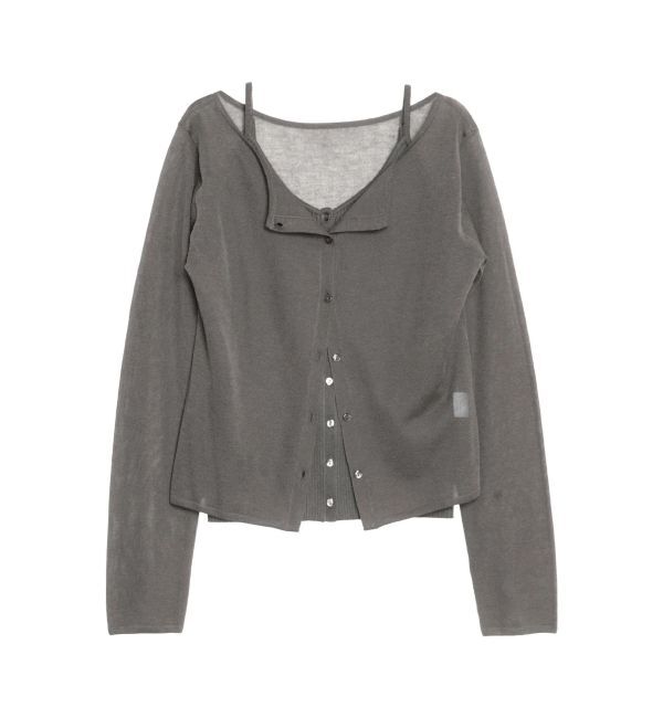 ELENDEEK「MULTI CAMI SET KT」|カーディガン|