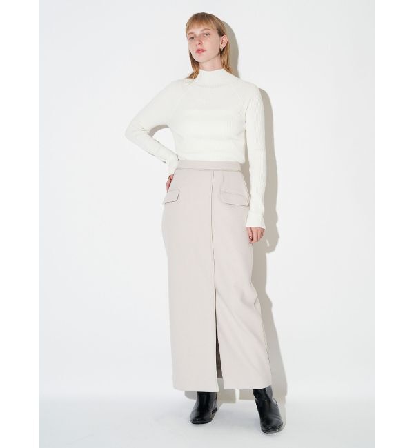 ELENDEEK「HIGH NECK WIDE RIB KT」|ニット・セーター|