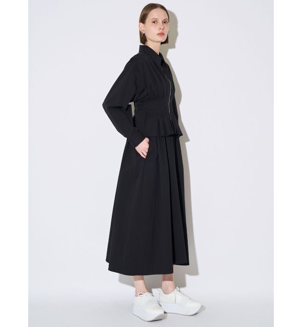 ELENDEEK「CENTER ZIP LAYERD OP」|ワンピース|