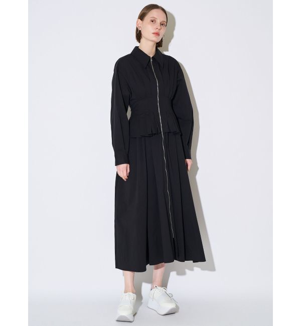 ELENDEEK「CENTER ZIP LAYERD OP」|ワンピース|