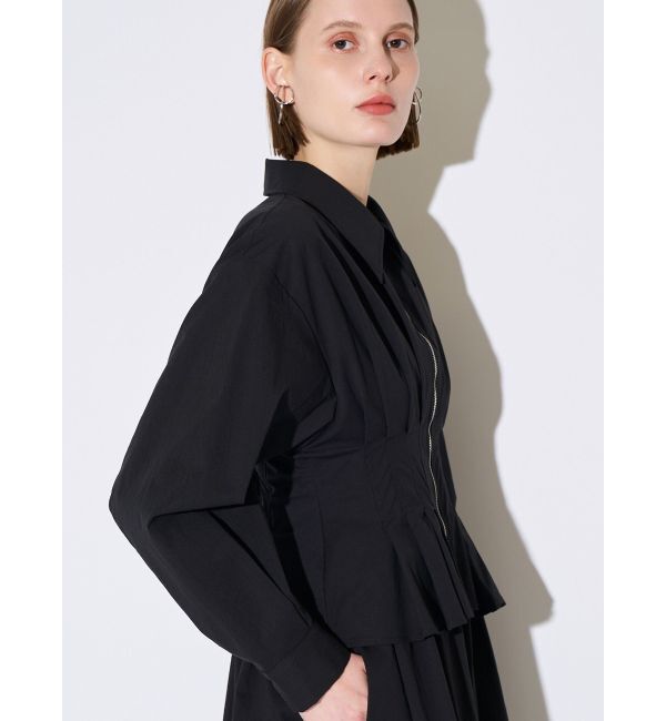 ELENDEEK「CENTER ZIP LAYERD OP」|ワンピース|