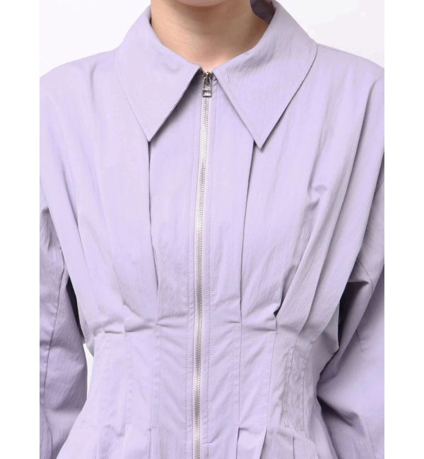 ELENDEEK「CENTER ZIP LAYERD OP」|ワンピース|