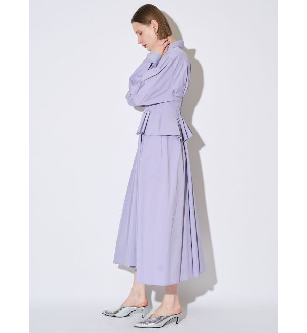 ELENDEEK「CENTER ZIP LAYERD OP」|ワンピース|