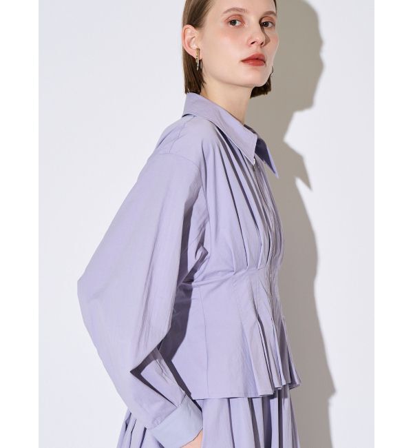 ELENDEEK「CENTER ZIP LAYERD OP」|ワンピース|