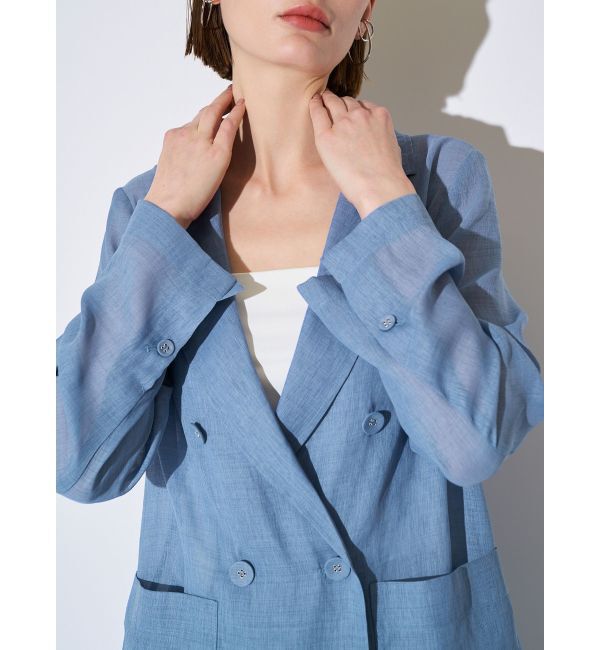 ELENDEEK「SHEER JK」|テーラードジャケット|