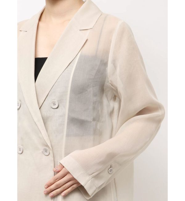 ELENDEEK「SHEER JK」|テーラードジャケット|