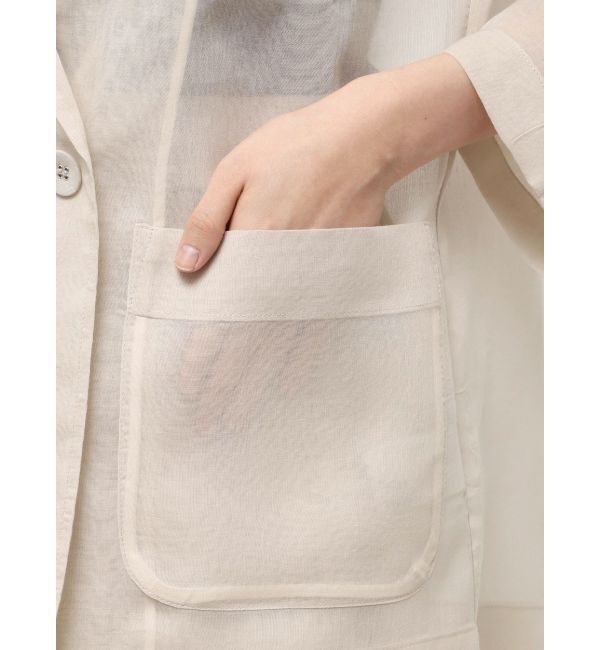 ELENDEEK「SHEER JK」|テーラードジャケット|