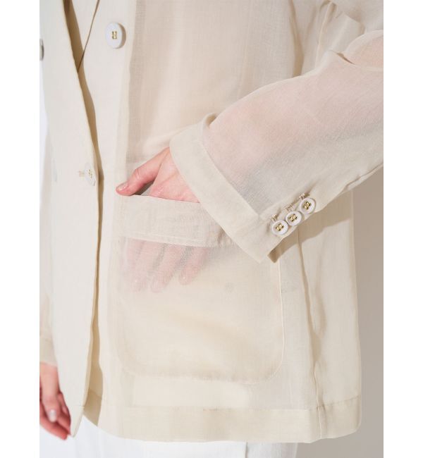 ELENDEEK「SHEER JK」|テーラードジャケット|