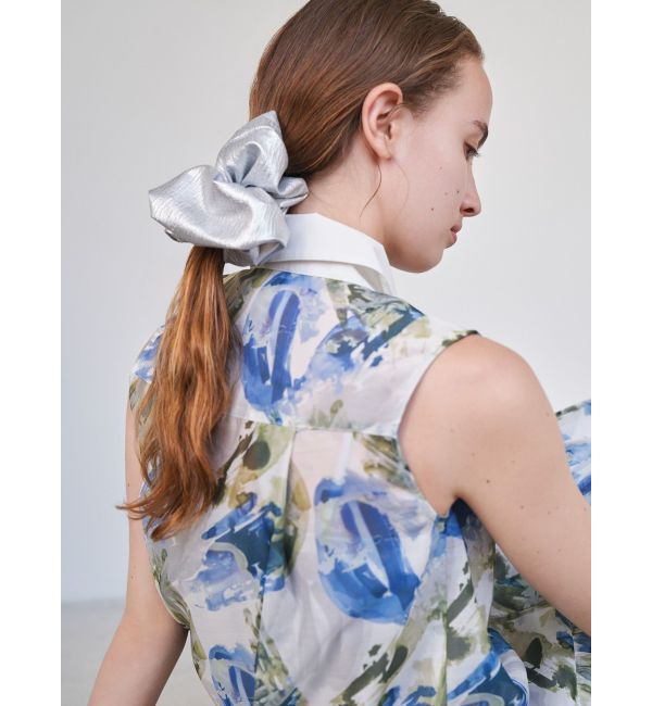 ELENDEEK「【ELENDEEK&times;jardin des cheveux】CHOU CHOU」|ヘアゴム・シュシュ|シルバー