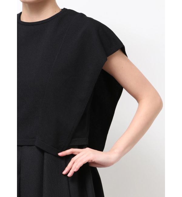 ELENDEEK「KNIT LAYERED OP」|ワンピース|