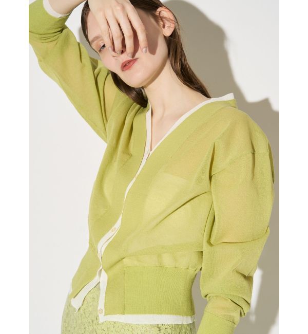 ELENDEEK「COLOR LAYERED SHEER CD」|ニット・セーター|