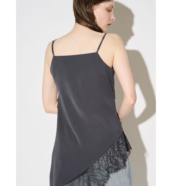 ELENDEEK「ASYMMETRY DRAPE CAMI」|キャミソール|