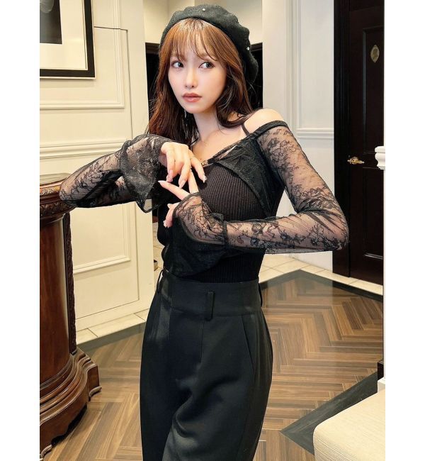 RESEXXY「ビジューポイントベレー帽」|ハンチング・ベレー帽|