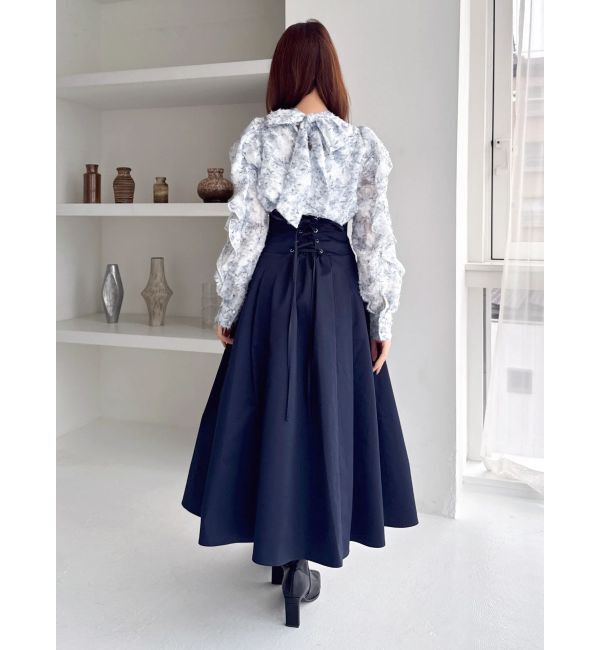 dazzlin「サイドプリーツトレンチコルセットスカート」|スカート|