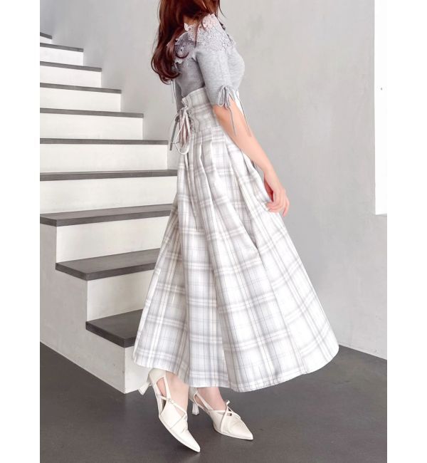 dazzlin「サイドプリーツトレンチコルセットスカート」|スカート|