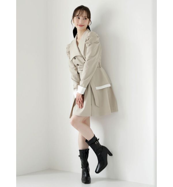 dazzlin「ビッグカラートレンチミニワンピース」|ワンピース|