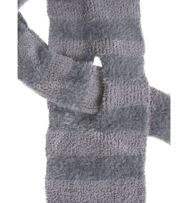 EMODA「ストライプシャギー2WAYビーニー」|ニット帽|