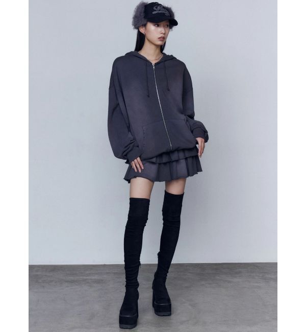 EMODA「スクエアフィットロングブーツ」|ロングブーツ|