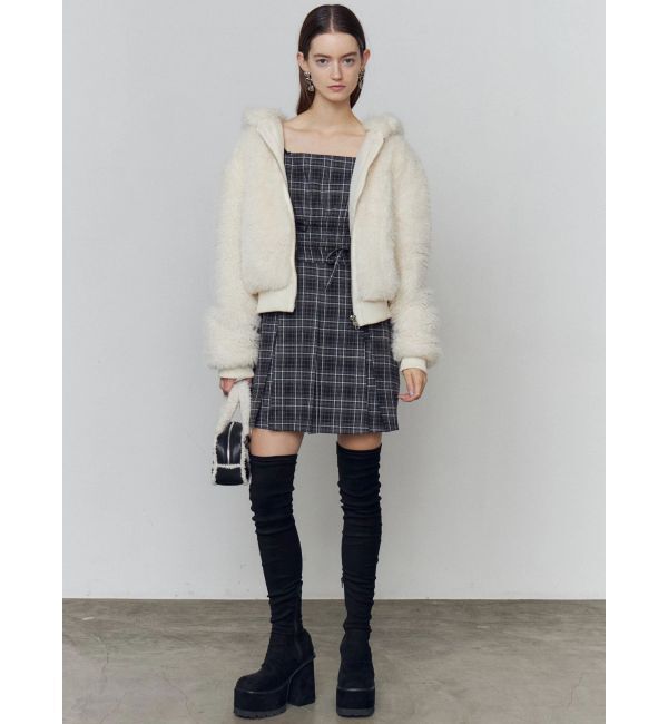 EMODA「スクエアフィットロングブーツ」|ロングブーツ|