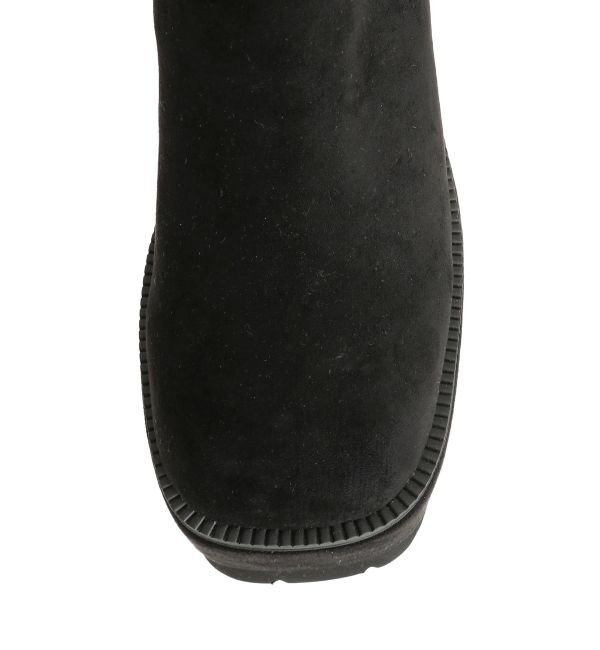 EMODA「スクエアフィットロングブーツ」|ロングブーツ|