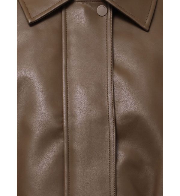 EMODA「バックレースアップショートブルゾン」|ブルゾン・スタジャン|