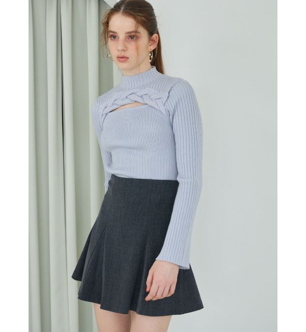 MERCURYDUO「バックジップミニマーメイドスカパン」|その他|