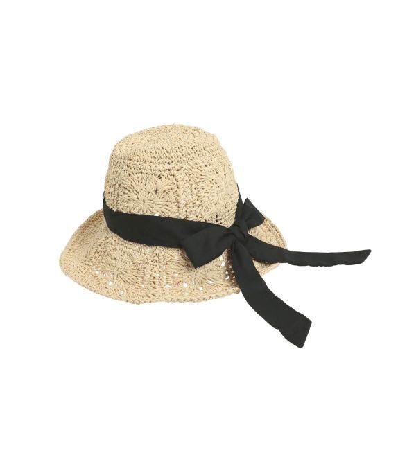 MERCURYDUO「ストローつば広ハット」|ハット|