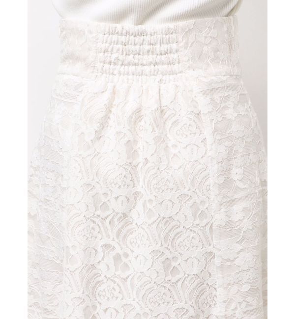 MERCURYDUO「レースパッチワークフレアスカート」|スカート|