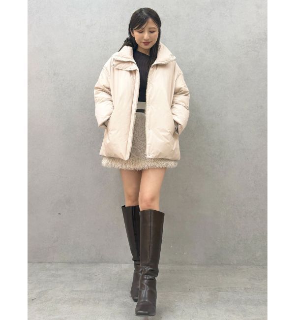 MERCURYDUO「アシメパールチェーンワンショルニット」|ニット・セーター|