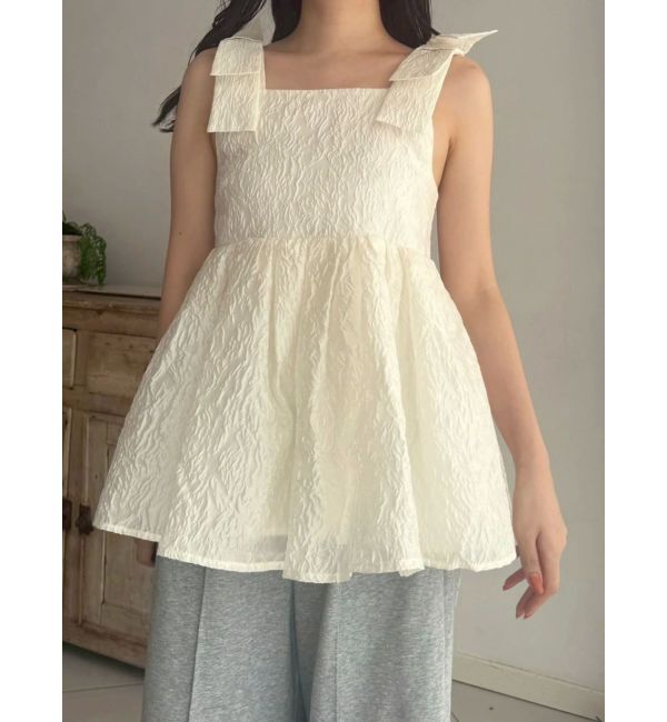 MERCURYDUO「ボリュームペプラムチュニック」|シャツ・ブラウス|