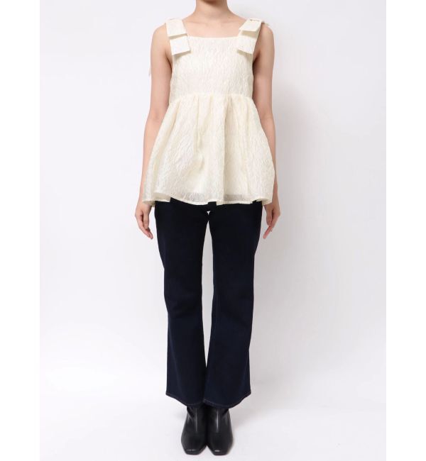 MERCURYDUO「ボリュームペプラムチュニック」|シャツ・ブラウス|