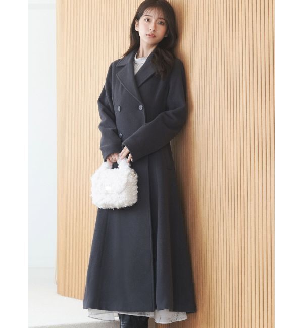 MERCURYDUO「フィットアンドフレアコート」|その他|チャコールグレー