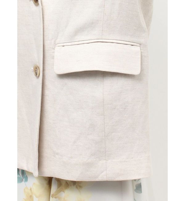 MERCURYDUO「リネンダブルジャケット」|テーラードジャケット|