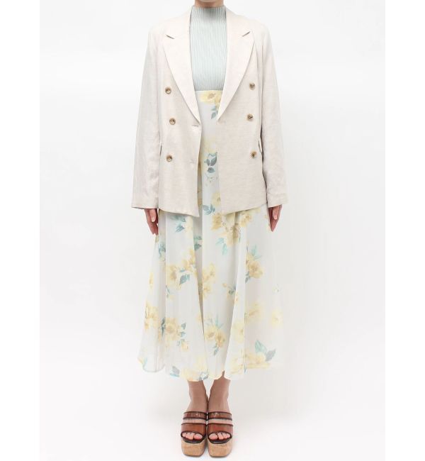 MERCURYDUO「リネンダブルジャケット」|テーラードジャケット|