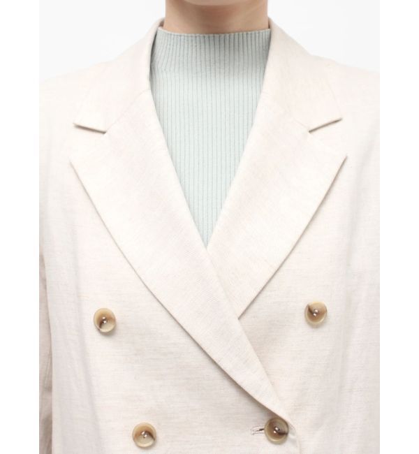 MERCURYDUO「リネンダブルジャケット」|テーラードジャケット|