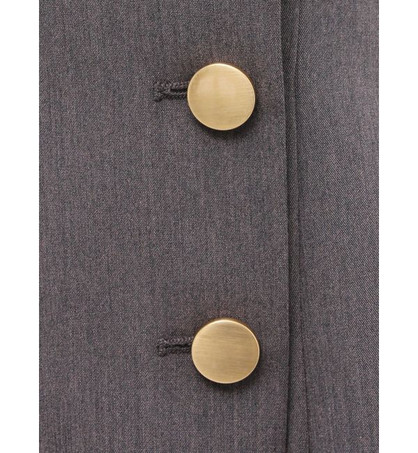 MERCURYDUO「ハーフスリーブフィットアンドフレアジャケットワンピース」|ワンピース|