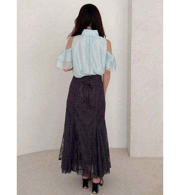 MERCURYDUO「アメスリラッフルボウタイブラウス」|シャツ・ブラウス|