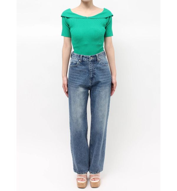 MERCURYDUO「ストレートデニムパンツ」|デニム|