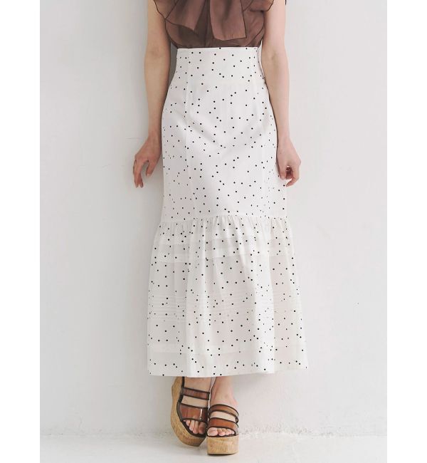 MERCURYDUO「タックティアードスカート」|スカート|オフホワイト