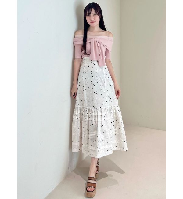 MERCURYDUO「タックティアードスカート」|スカート|