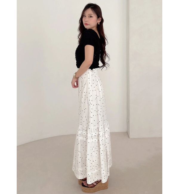 MERCURYDUO「タックティアードスカート」|スカート|