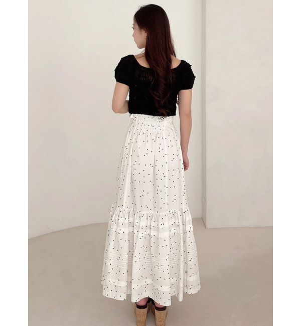 MERCURYDUO「タックティアードスカート」|スカート|