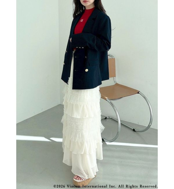 MERCURYDUO「ティアードボリュームスカート」|スカート|