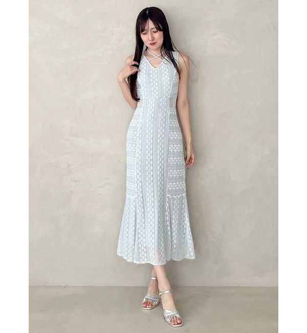 MERCURYDUO「ナローラインクリアヒールサンダル」|サンダル|