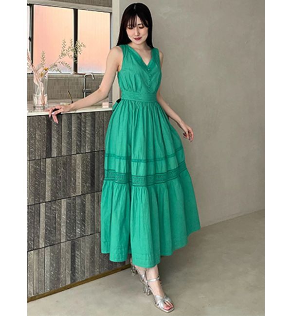 MERCURYDUO「ナローラインクリアヒールサンダル」|サンダル|