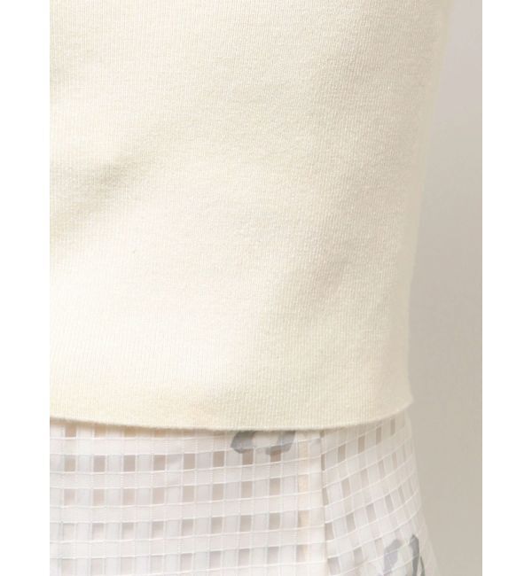 MERCURYDUO「異素材フリルボトルニット」|ニット・セーター|