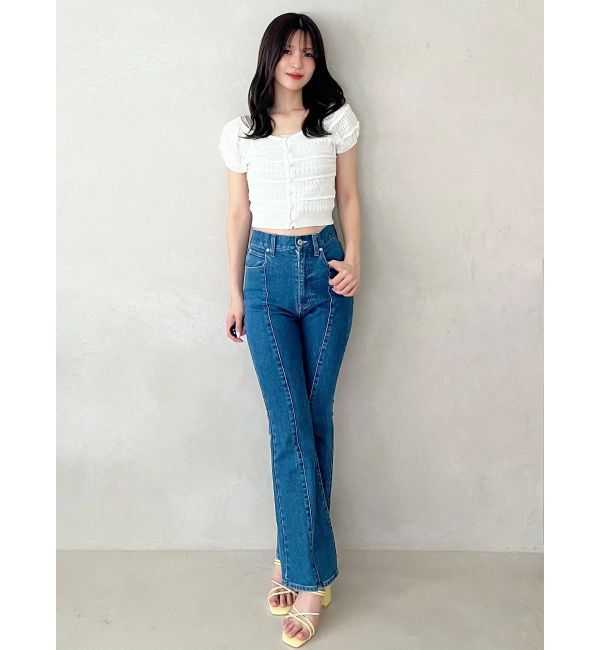 MERCURYDUO「スカシアミカーデニット」|カーディガン|