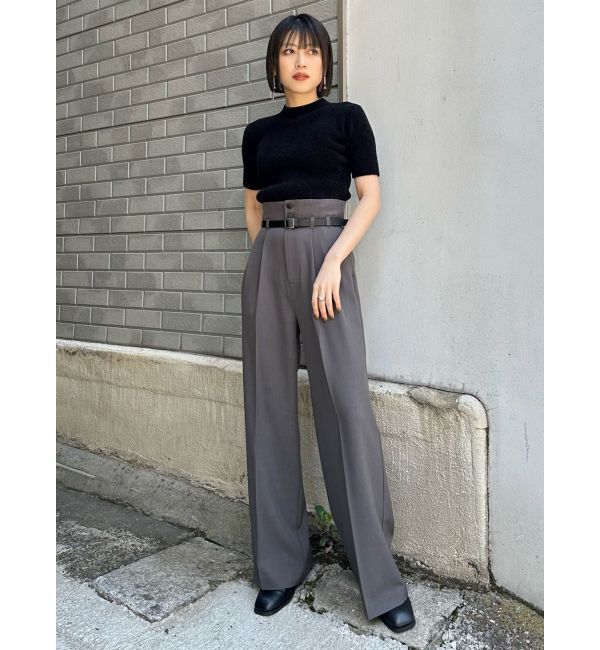 MURUA「フェイクレザーベルトサスペンダーパンツ【セット販売対象】」|その他|