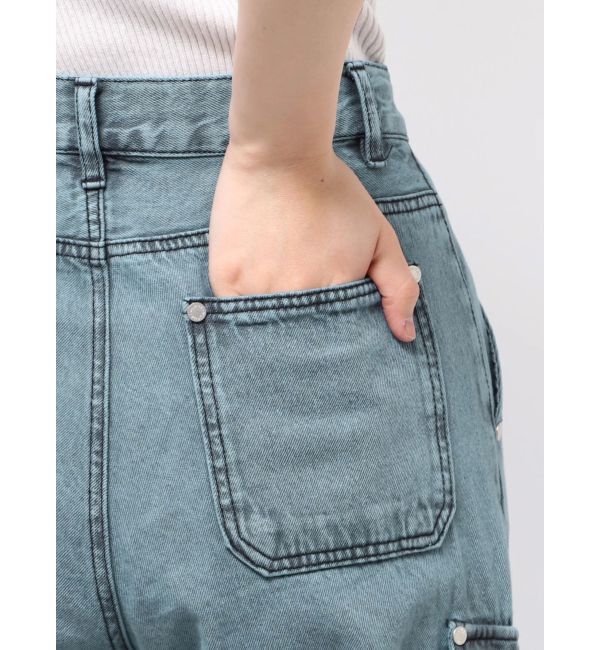 MURUA「ストリングデニムカーゴパンツ」|デニム|